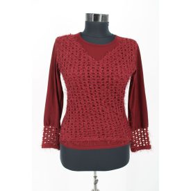 CERISE HOSSZÚ UJJÚ FELSŐ S