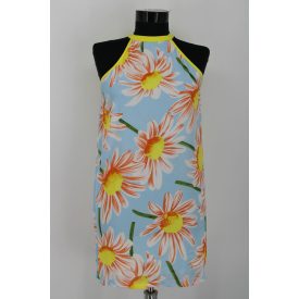 ZARA BASIC VIRÁGMINTÁS RUHA M