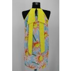 ZARA BASIC VIRÁGMINTÁS RUHA M