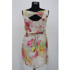 ZEBRA VIRÁGMINTÁS UJJATLAN RUHA XS/S