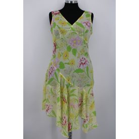 TOGETHER VIRÁGMINTÁS ÁTTETSZŐ RUHA L