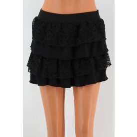 AC GUMIS DEREKÚ, CSIPKÉS SZOKNYA S