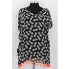 NO BOUNDARIES MINTÁS ÁTTETSZŐ TUNIKA L