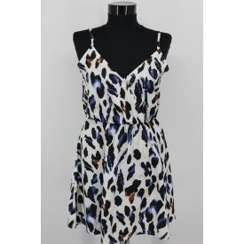 SHEIN SPAGETTI PÁNTOS MINTÁS RUHA S