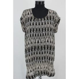 H&M MINTÁS ÁTTETSZŐ RUHA S/M