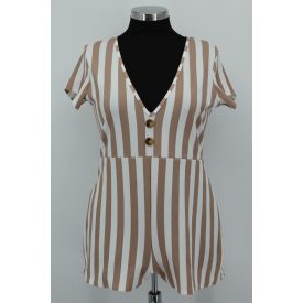 PRETTYLITLETHING CSÍKOS OVERÁL L/XL