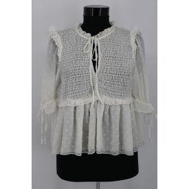 ZARA FELÜL GUMÍROZOTT, ÁTTETSZŐ FELSŐ S/M