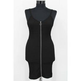 BERSHKA ELŐL CIPZÁROS RUHA XS