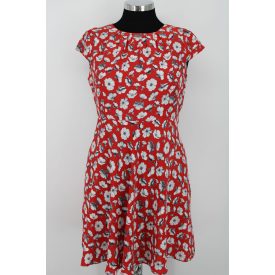 WALLIS HÁTUL CIPZÁROS, VIRÁGMINTÁS RUHA L