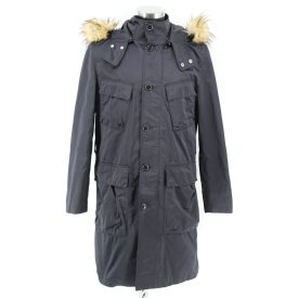 ZARA FÉNYES HATÁSÚ, HOSSZÚ FÉFI KABÁT L