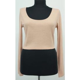H&M BORDÁZOTT CROP FELSŐ M