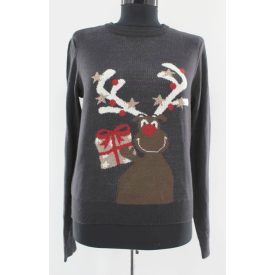 ONLY VÉKONY KARÁCSONYI PULÓVER XS