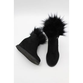 MAGASÍTOTT CSIZMA SZŐRBETÉTTEL 38