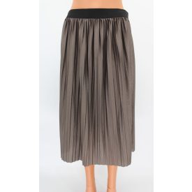 JACQUELINE DE YONG PLISSZÍROZOTT FÉNYES SZOKNYA L