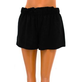 MANGO VELÚR SZERŰ GUMIS DEREKÚ RÖVIDNADRÁG L