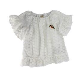 ZARA GIRLS CSIPKÉS FELSŐ 140