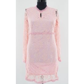 HÁTON CIPZÁROS CSIPKE UJJÚ RUHA S