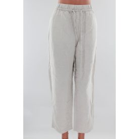 GUMIS DEREKÚ VÁSZON JELLEGŰ NADRÁG L