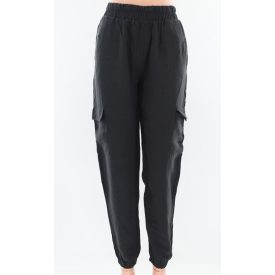 ZEBRA GUMÍROZOTT NADRÁG OLDALZSEBEKKEL S