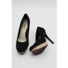 GRACELAND VELÚR PLATFORM TŰSARKÚ CIPŐ 38