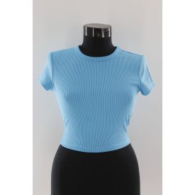 H&M BORDÁZOTT CROP TOP XS