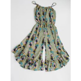 VIRÁGOS KISLÁNY OVERÁL 7/8 ÉV