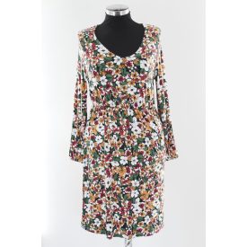 RAINBOW VIRÁGOS GUMIS DEREKÚ RUHA L 