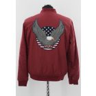 REVIEW HÍMZETT MINTÁJÚ VÉKONY KABÁT XL