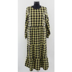 ONLY HOSSZÚ KOCKÁS RUHA 36