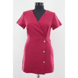 MOMENTS ELEGÁNS RÖVIDNADRÁG RUHA HÁTUL ZIPZÁRRAL S