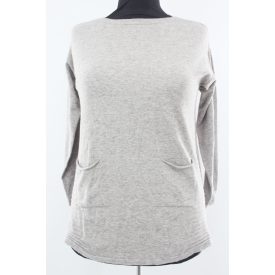 VIA MELIBEO VÉKONY HOSSZÍTOTT KÖTÖTT PULÓVER L