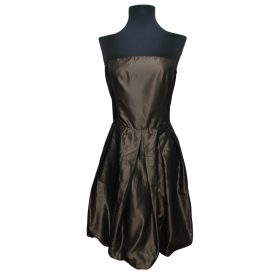 ZARA BASIC SZATÉN RUHA M