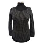 MAISON SCOTCH CSILLOGÓ TYÚKLÁBMINTÁS FELSŐ L