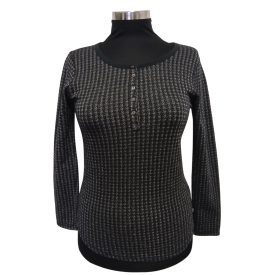 MAISON SCOTCH CSILLOGÓ TYÚKLÁBMINTÁS FELSŐ L