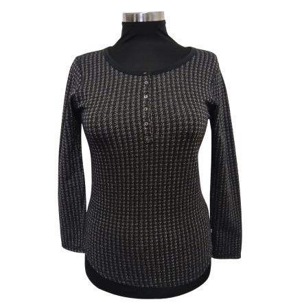 MAISON SCOTCH CSILLOGÓ TYÚKLÁBMINTÁS FELSŐ L