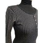 MAISON SCOTCH CSILLOGÓ TYÚKLÁBMINTÁS FELSŐ L