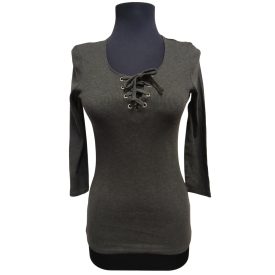 FB SISTER BORDÁZOTT 3/4 UJJÚ FELSŐ XS