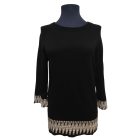 MISE AU GREEN 3/4 UJJÚ VÉKONY PULÓVER S/M