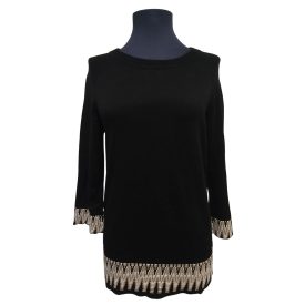 MISE AU GREEN 3/4 UJJÚ VÉKONY PULÓVER S/M