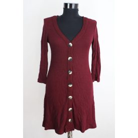 STRADIVARIUS HOSSZÚ UJJÚ KÖTÖTT RUHA M