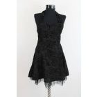 H&R TÜLL BETÉTES NYAKBAN MEGKÖTHETŐ RUHA S