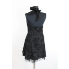 H&R TÜLL BETÉTES NYAKBAN MEGKÖTHETŐ RUHA S